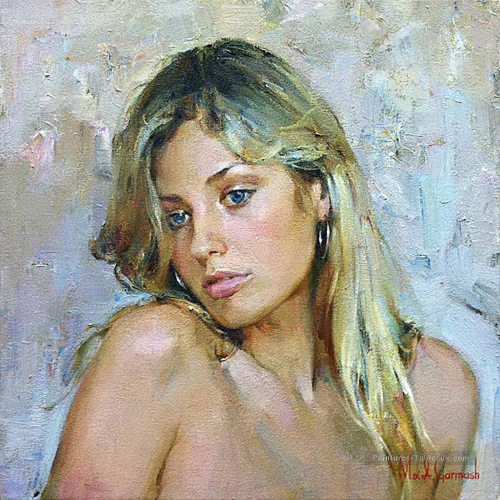 Jolie fille MIG 24 Impressionist Peintures à l'huile
